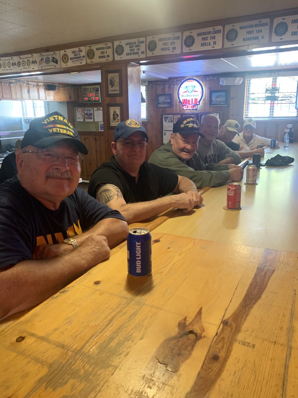 Navy and Green Berets at the Bar
